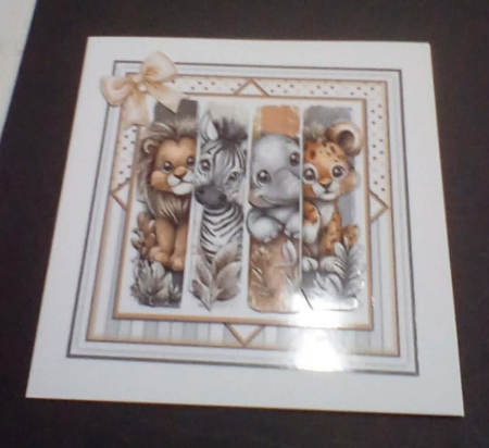 Safari Animals Mini Page Kit by Benita Jenkinson