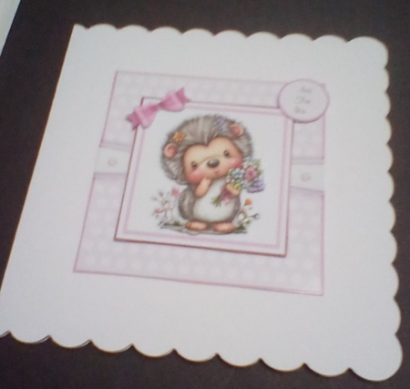 Springtime Hedgies - 6x6 and 5x7 Version by Benita Jenkinson