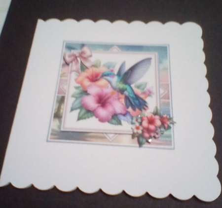 Tropical Hummingbird Mini Page Kit by Benita Jenkinson