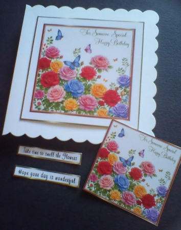 flowers and butterflies by Benita Jenkinson