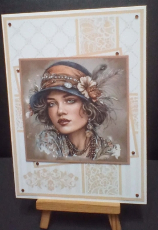 Vintage Flapper Mini Kit 5x7 (3) Plus Bonus  by Benita Jenkinson
