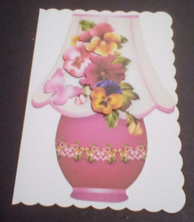 Pansies - Lamp Card Mini Kit by Benita Jenkinson