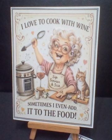 Cook With Wine  Mini Kit by Benita Jenkinson