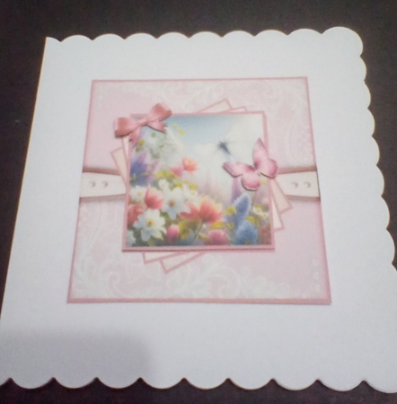 Butterfly Gardens - 6x6 and 5x7 Version by Benita Jenkinson