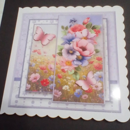Flower Meadow - Stacked Layers Card Mini Kit by Benita Jenkinson