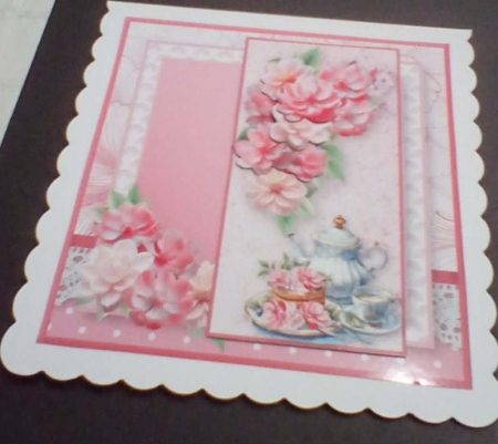 Teatime - Stacked Layers Card Mini Kit by Benita Jenkinson