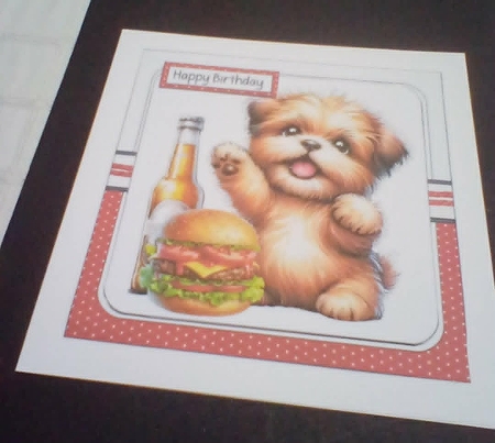 7x7 Burger and a beer choice of four mini kit by Benita Jenkinson