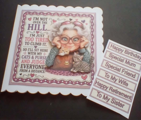 Im Not Over The Hill Mini Kit   by Benita Jenkinson