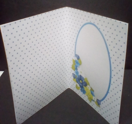 Blue Posy - Pocket Card Mini Kit by Benita Jenkinson