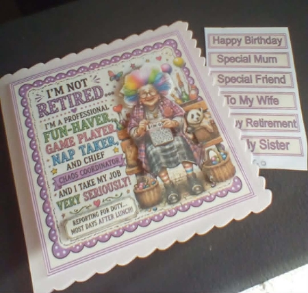 Im Not Retired Mini Kit by Benita Jenkinson