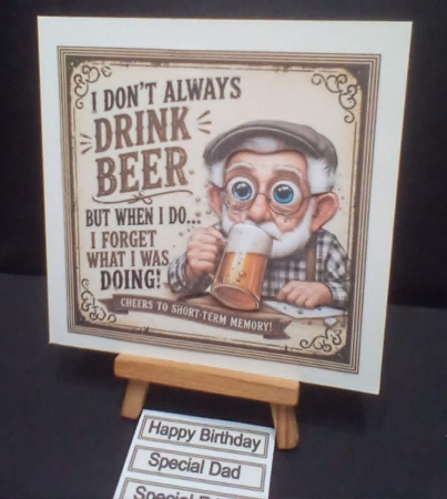 I Dont Always Drink Beer Mini Kit  by Benita Jenkinson
