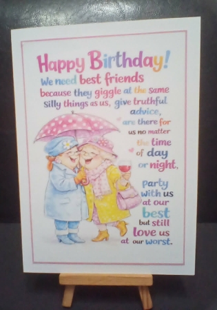 we all need best friends because.... by Benita Jenkinson