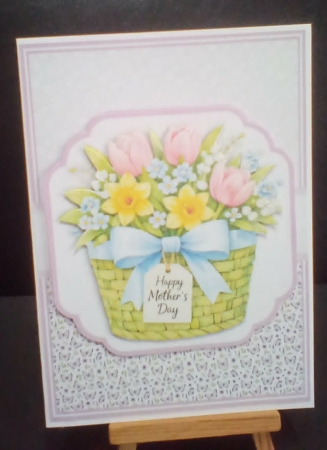 5x7 6x6 MOTHERS DAY FLOWER BASKET by Benita Jenkinson
