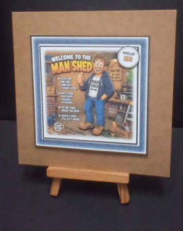Welcome To The Man Shed Mini Kit Birthday/Fathers Day by Benita Jenkinson