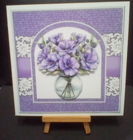 Summer Flowers In Vase Mini Kit by Benita Jenkinson