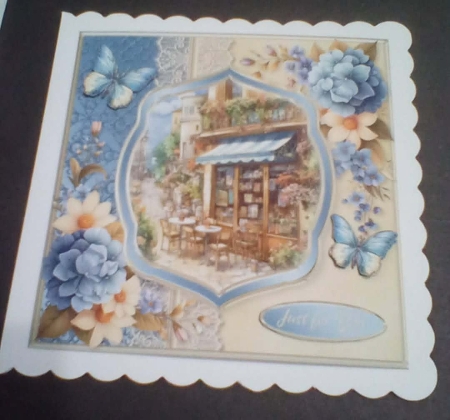 Little Cafe - Pyramid Card Mini Kit by Benita Jenkinson
