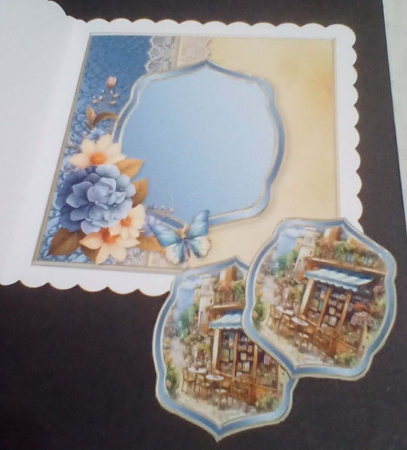 Little Cafe - Pyramid Card Mini Kit by Benita Jenkinson