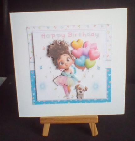 7x7 Fun birthday girl choice of four mini kit by Benita Jenkinson