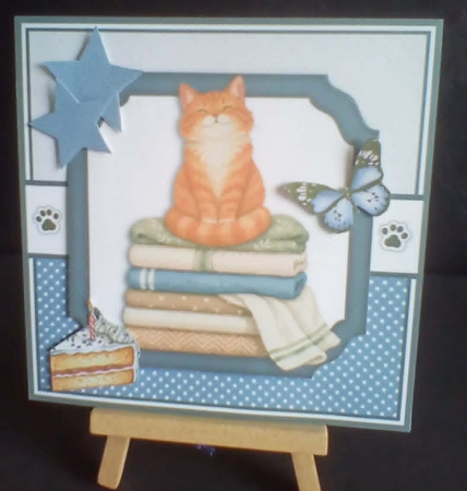 A CATS LIFE - decoupage or toppers by Benita Jenkinson