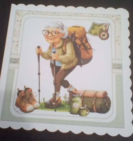 7x7 & A5 Lets go hiking choice of four mini kit by Benita Jenkinson