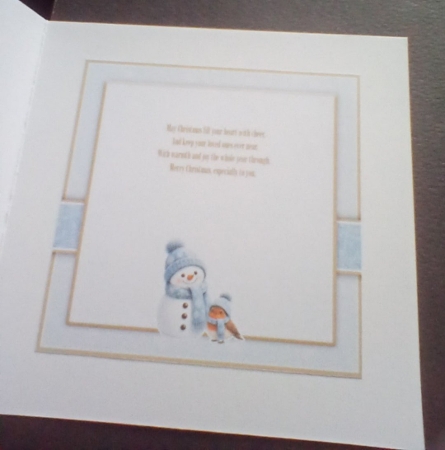 A Snowman Warms The Heart Mini Kit by Benita Jenkinson