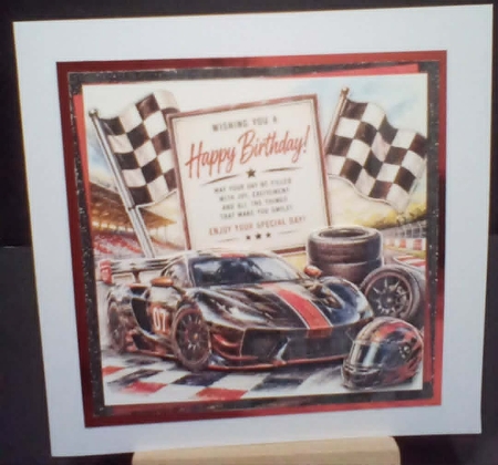 Fast car Male Birthday  by Benita Jenkinson