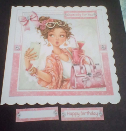 7x7 Sweet young selfie choice of four mini kit by Benita Jenkinson