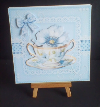 Vintage Teacup 7x7 Mini Kit by Benita Jenkinson