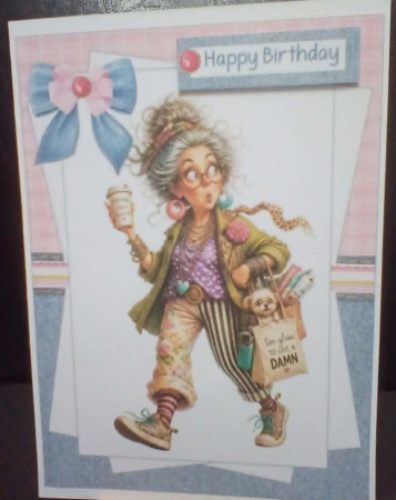 A5 Too glam to give a damn choice of four mini kit by Benita Jenkinson