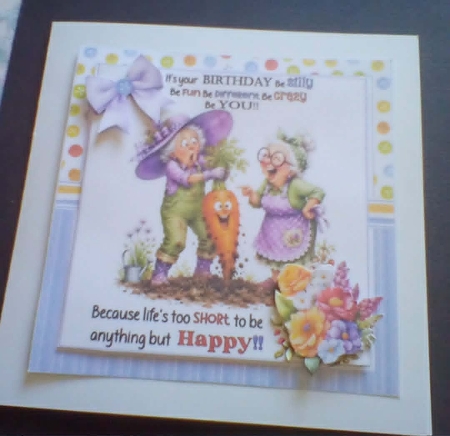 7x7 Seniors enjoying life choice of four mini kit by Benita Jenkinson