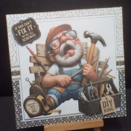 7x7 Grandpa DIY king choice of four mini kit by Benita Jenkinson