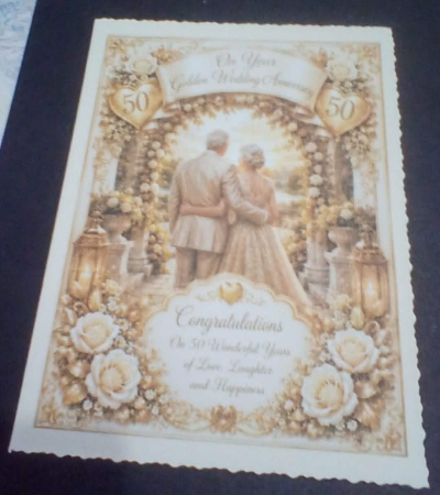 50th anniversary gold by Benita Jenkinson