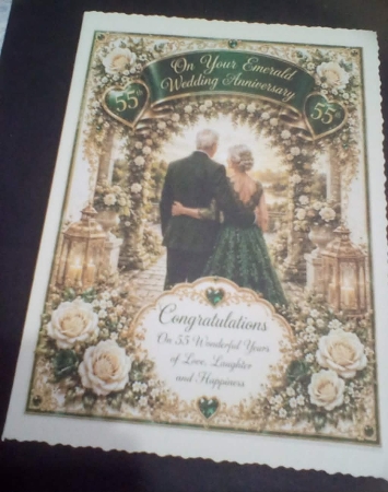 55th anniversary emerald by Benita Jenkinson