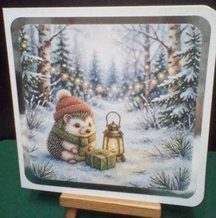 Festive hedgehog  by Benita Jenkinson