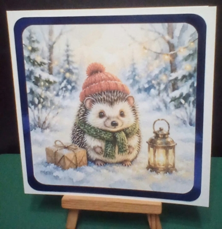 Festive hedgehog  by Benita Jenkinson