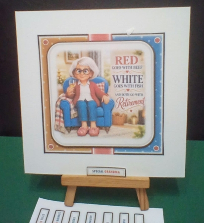 Retirement Wine Female Mini Kit Birthday/Retirement by Benita Jenkinson