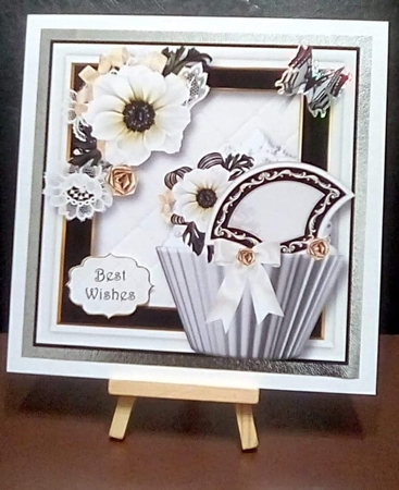 Purely Elegant Cupcake 8x8 by Benita Jenkinson