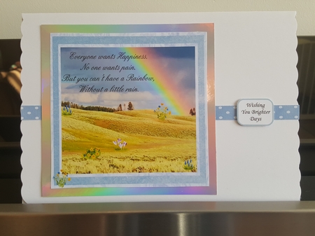 CHIN UP GET WELL RAINBOW by Benita Jenkinson