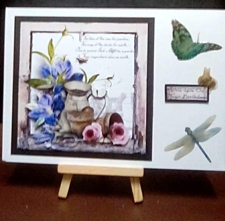 Clematis and Roses by Benita Jenkinson