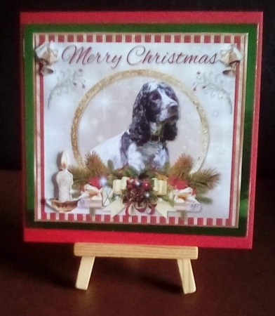 Merry Christmas Cocker Spaniel  by Benita Jenkinson