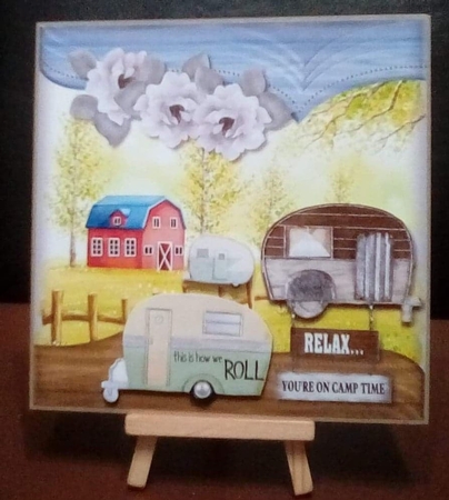 Male card Camping Mini Kit by Benita Jenkinson