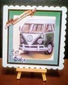Vintage Campervan for Him by Benita Jenkinson