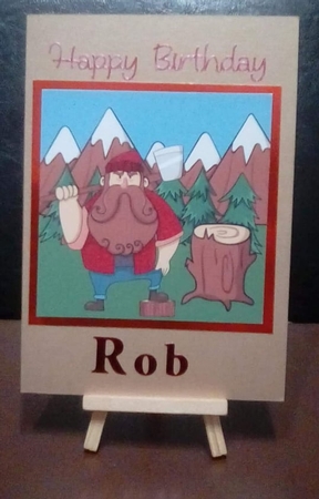 The Lumberjack 8x8 by Benita Jenkinson