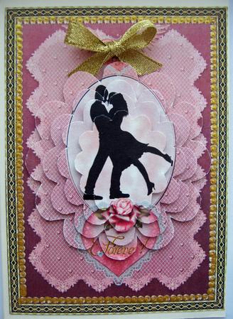 My Heart is Yours with Flower Shaped Pyramage by Berit Zakrisson