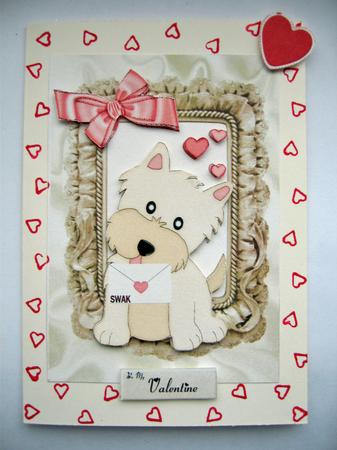 Little White Love Puppy by Berit Zakrisson