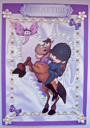 I Love My Horse, A4 Topper by Berit Zakrisson