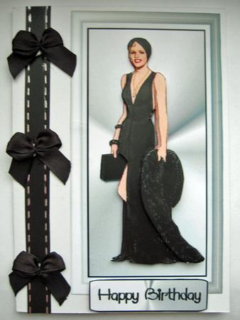 Lady in Black Step-by-step by Berit Zakrisson