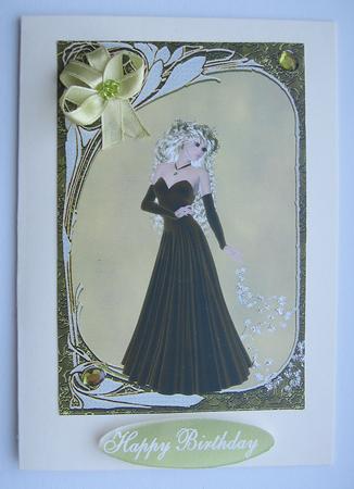 Lady in Olive by Berit Zakrisson