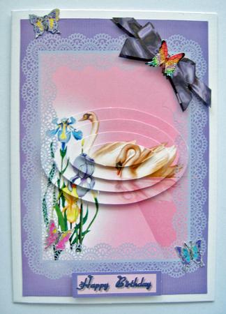 Swans and Irises by Berit Zakrisson