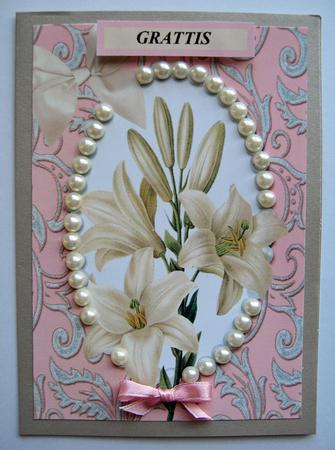 White Lily A4 Topper by Berit Zakrisson